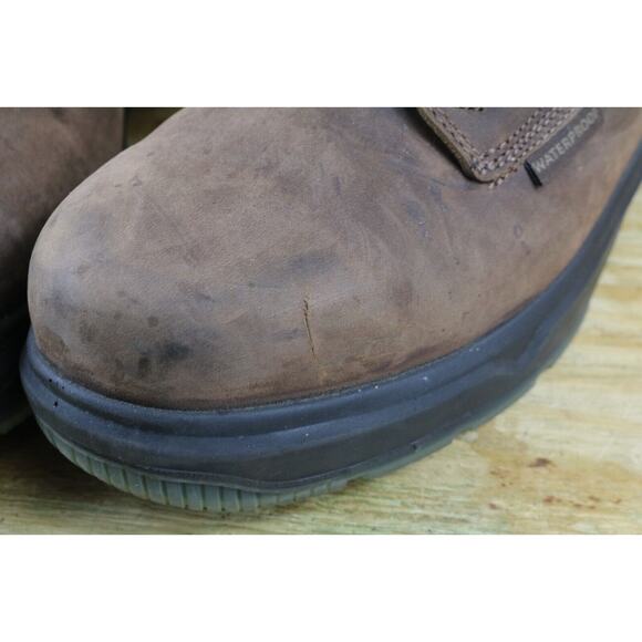 Georgia Boot 11.5M Brown Leather Flxpoint Ultra 6# Composite Toe - Picture 9 of 10